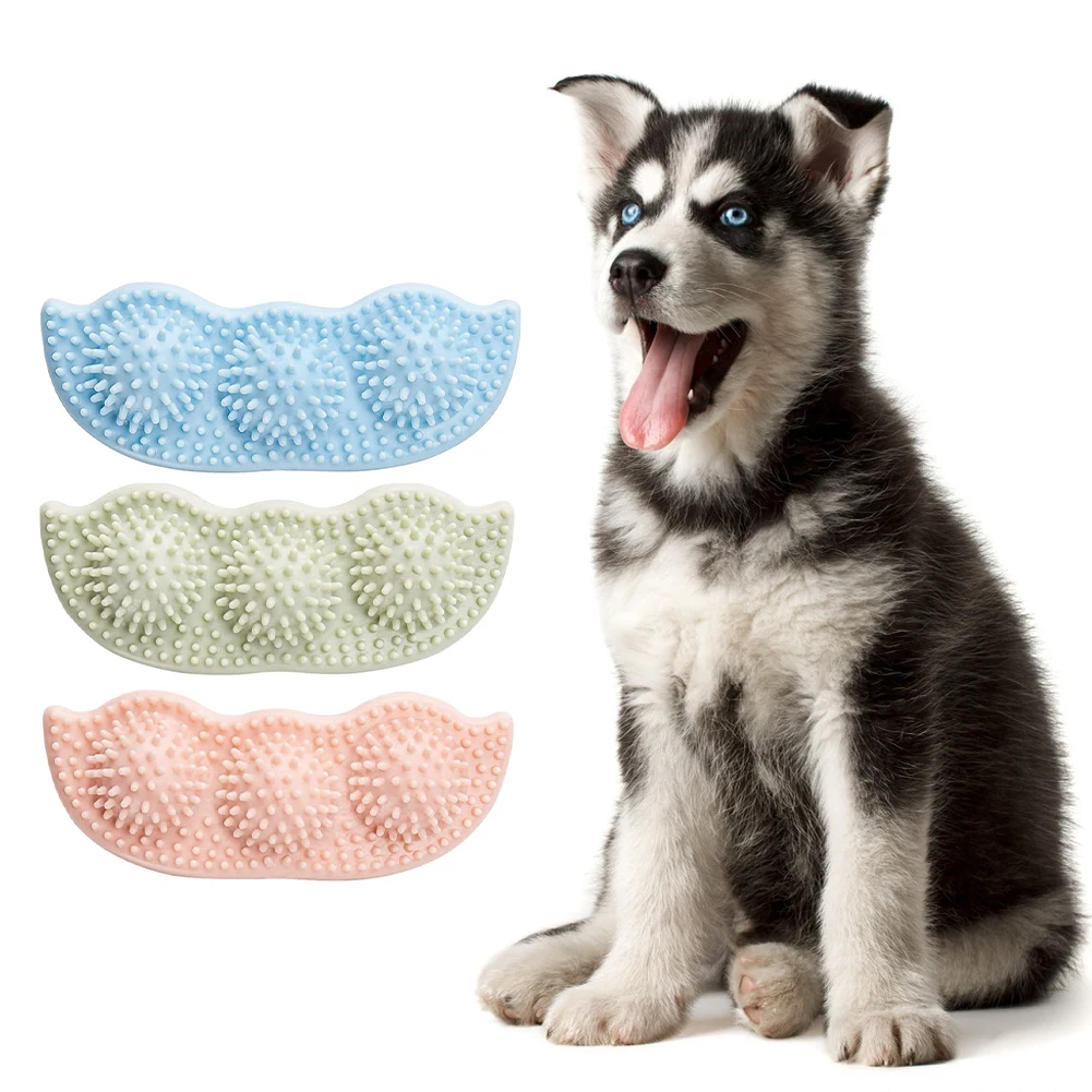 

Pet Dog Chew Toys Pea Bite Resistant Cleaning Teeth Dog Bite Stick Soft Plastic Molar Toy Food Grade Safety Dog Supplies