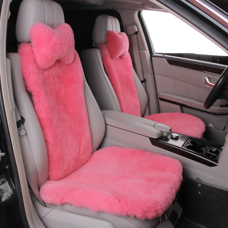 

new Zealand sheepskin lambskin fur car seat cushion cover