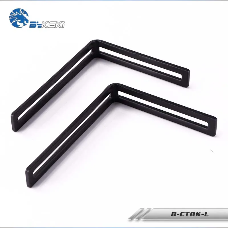 

Bykski pc water cooling holder L Bracket for Cylindrical Reservoir water cooling Fasteners Fixture Components Fittings B-CTBK-L