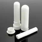 30 шт.компл. пустые белые пластиковые пустые носовые ароматерапевтические трубки ингаляторов палочки с фитингами для эфирного масла носовой контейнер