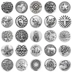 6 шт.лот, металлическая кнопка, собака, стрекоза, конь, морская звезда, 18 мм