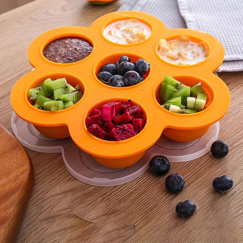 

Silicone Egg Bites Molds For Instant Pot Accessories Mold Egg Food Storage Cookware Fit Reusable Baby Storage Container Ice Tray