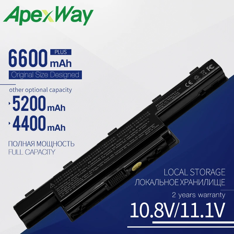 Аккумулятор для ноутбука Acer AS10D3E AS10D41 AS10D51 AS10D5E AS10D61 AS10D71 AS10D73 AS10D75 AS10D7E AS10D81 BT.00603.111 6600