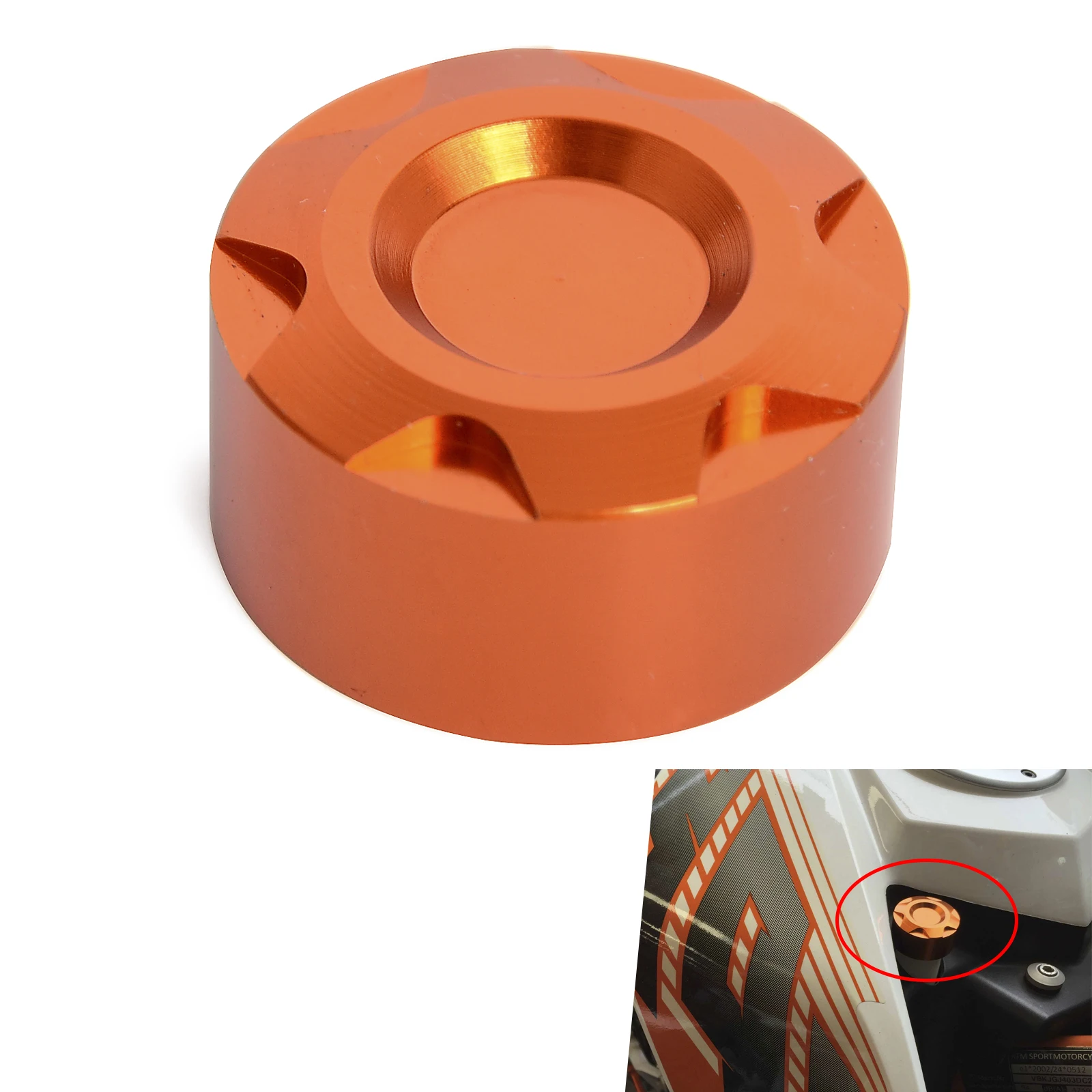 

CNC Radiator Water Cover Cap For KTM Duke 125 RC/Duke 390 125 250 2015 2016 Radiator Water Pipe Cap Cover