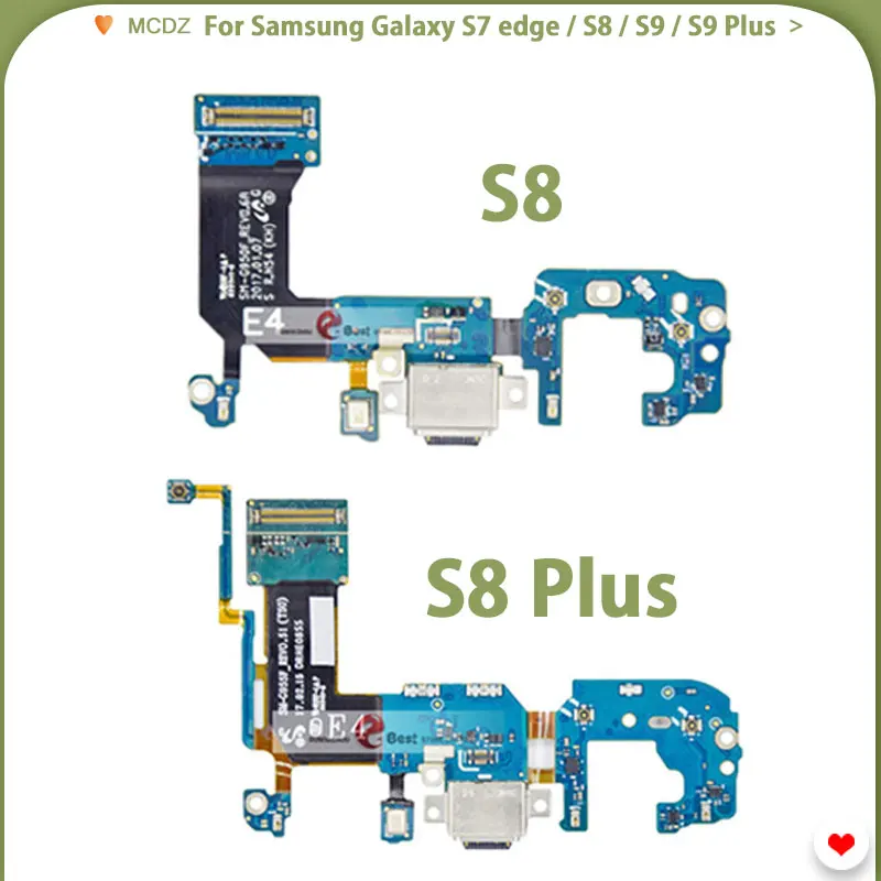 Новый гибкий кабель для samsung Galaxy S7 edge / S8 S9 Plus USB зарядное устройство разъем