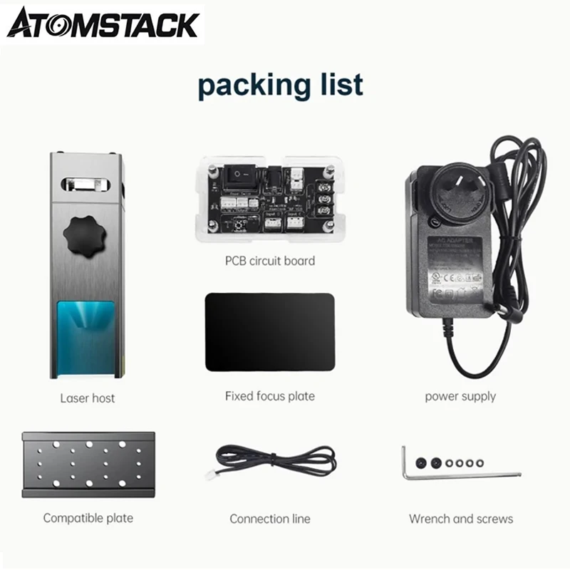 

New ATOMSTACK M50 50W CNC Laser Module Kit Tools Laser Module Head