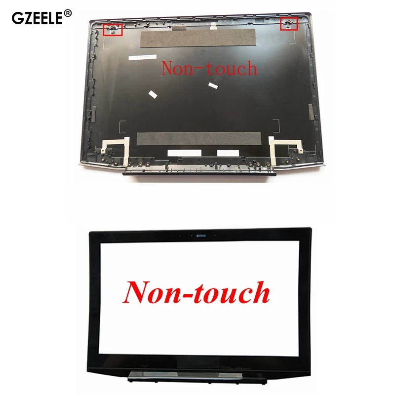 GZEELE, новинка, для lenovo Y50, Y50-70, Lcd, задняя крышка, верхний чехол, задняя крышка, 15,6 дюймов, AM14R000400, не сенсорный, Lcd, передняя панель