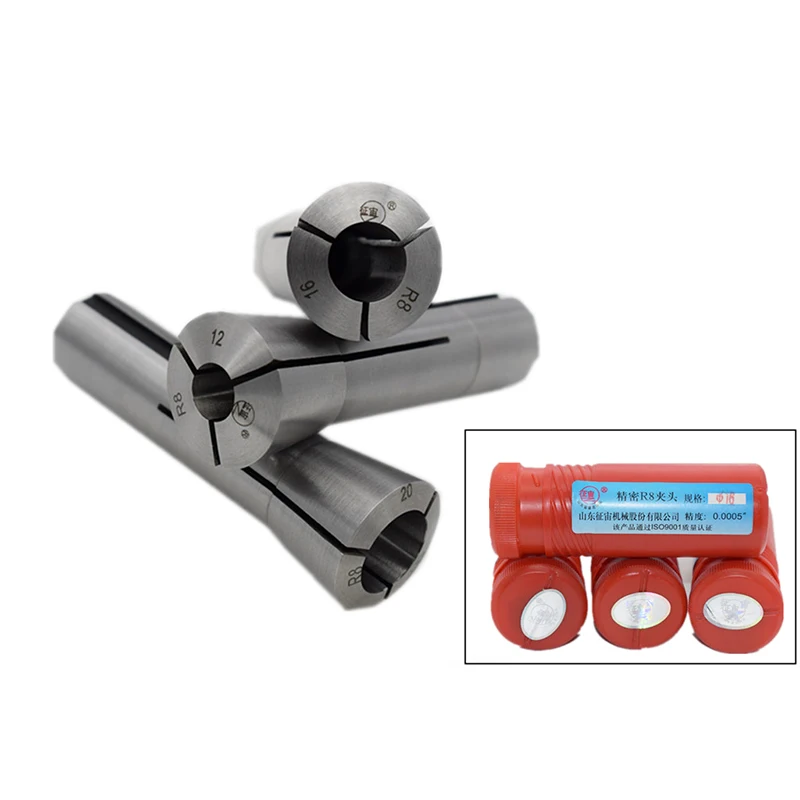 1 шт. M12 метрические R8 7/16 дюйма цанги для фрезерного комплекта BRIDGEPORT 3 /4 /5 /6 /8 /10 /12 /14
