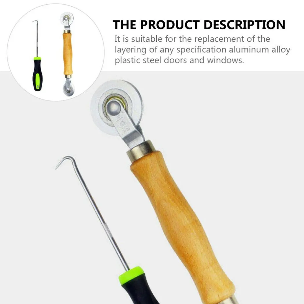 

2pcs Rubber Gauze Wheel Window Install Tool Screen Door Window Installation Hand Roller Rolling Tool