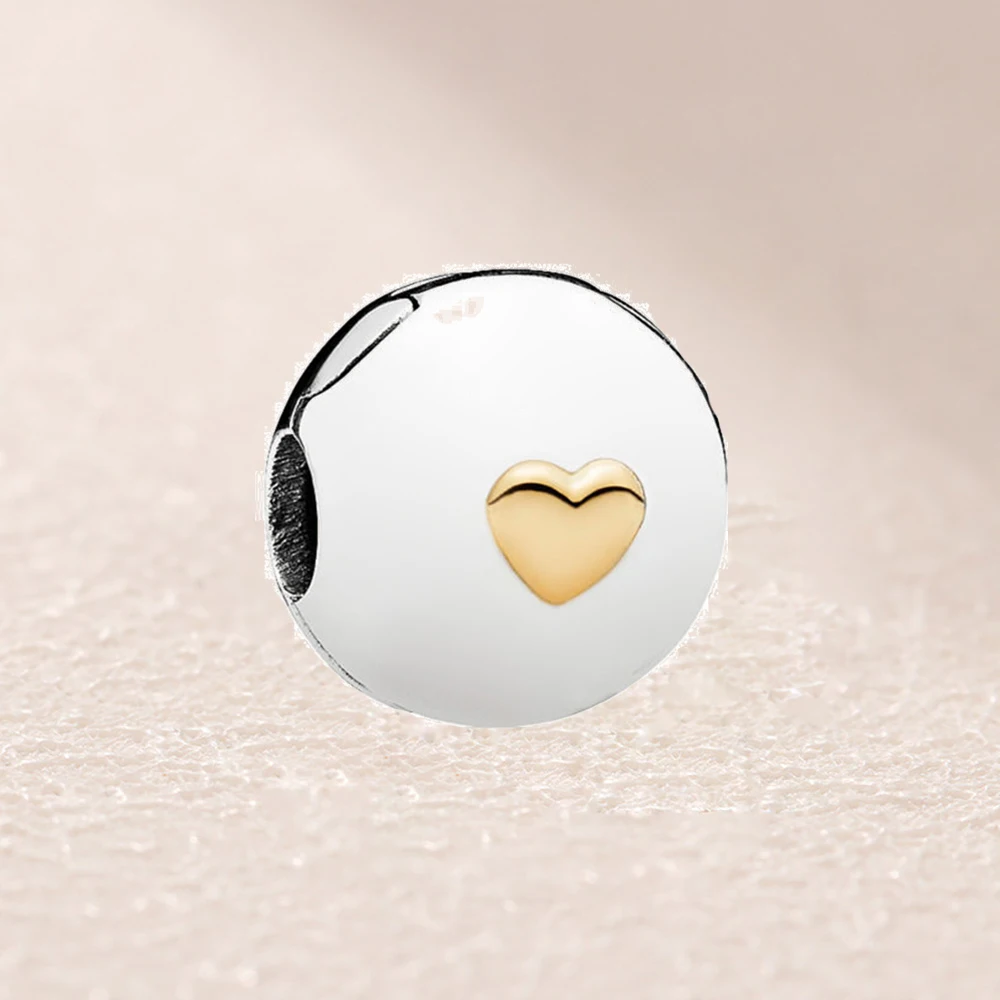 

796219 Two-Tone Insignia Heart Clip
