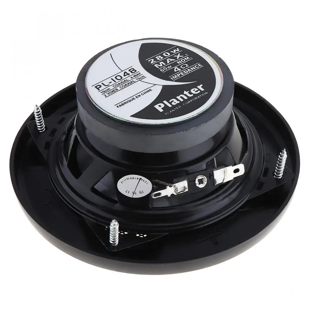 Универсальный автомобильный рожковый сигнал 2 шт. 4 дюйма 12 В 280 Вт с коаксиальным