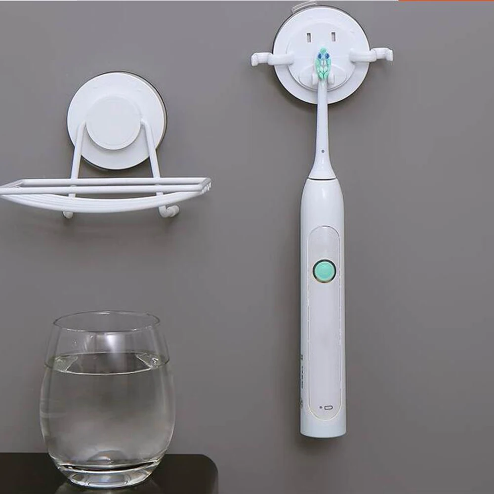 Настенный всасывающий подстаканник для ванной комнаты Аксессуары зубная щетка