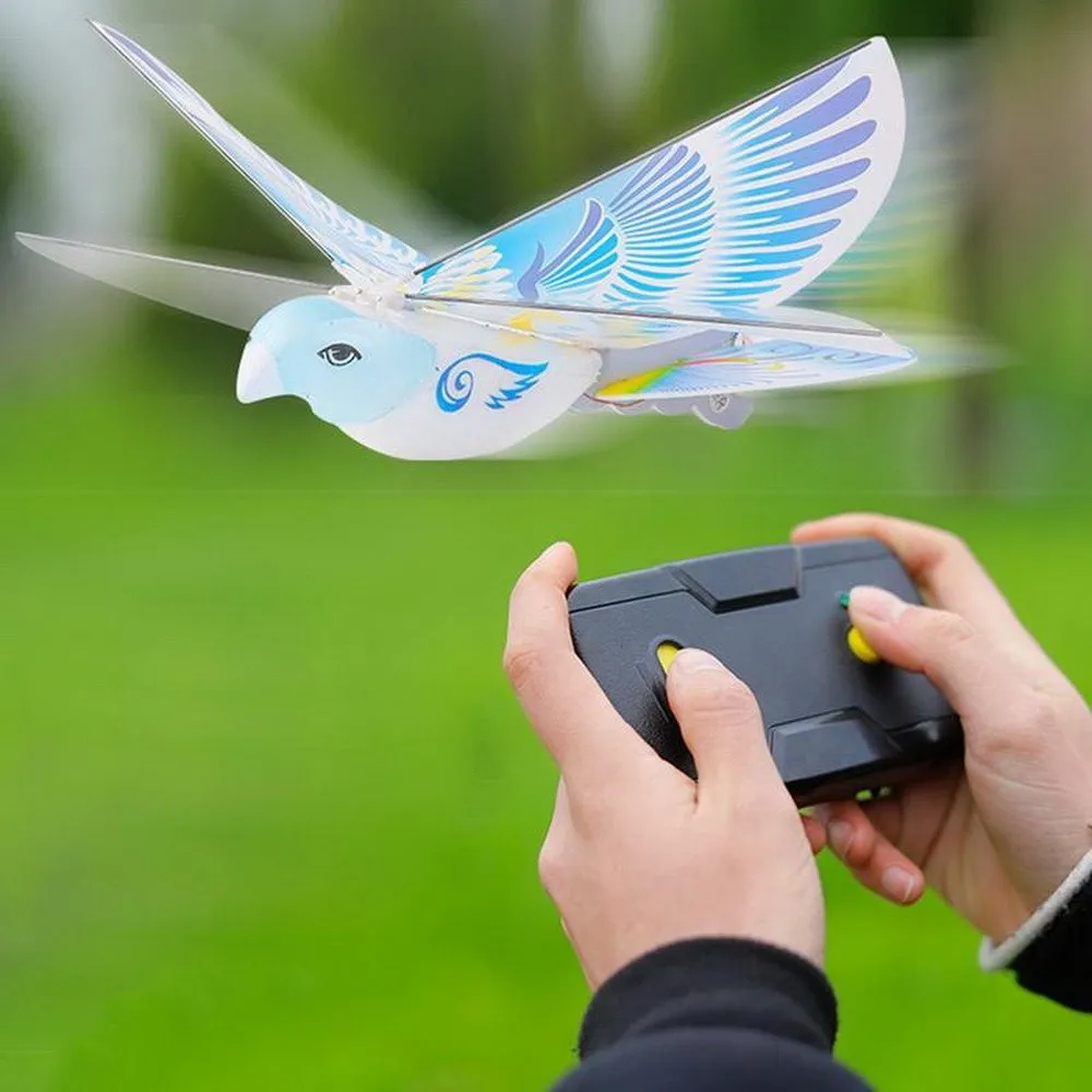 

2021 NEW 2.4 GHz Remote Control Birds 360 Degree Flying RC E-Bird Electronic Mini RC Drone Toys Helicopter Model For Children