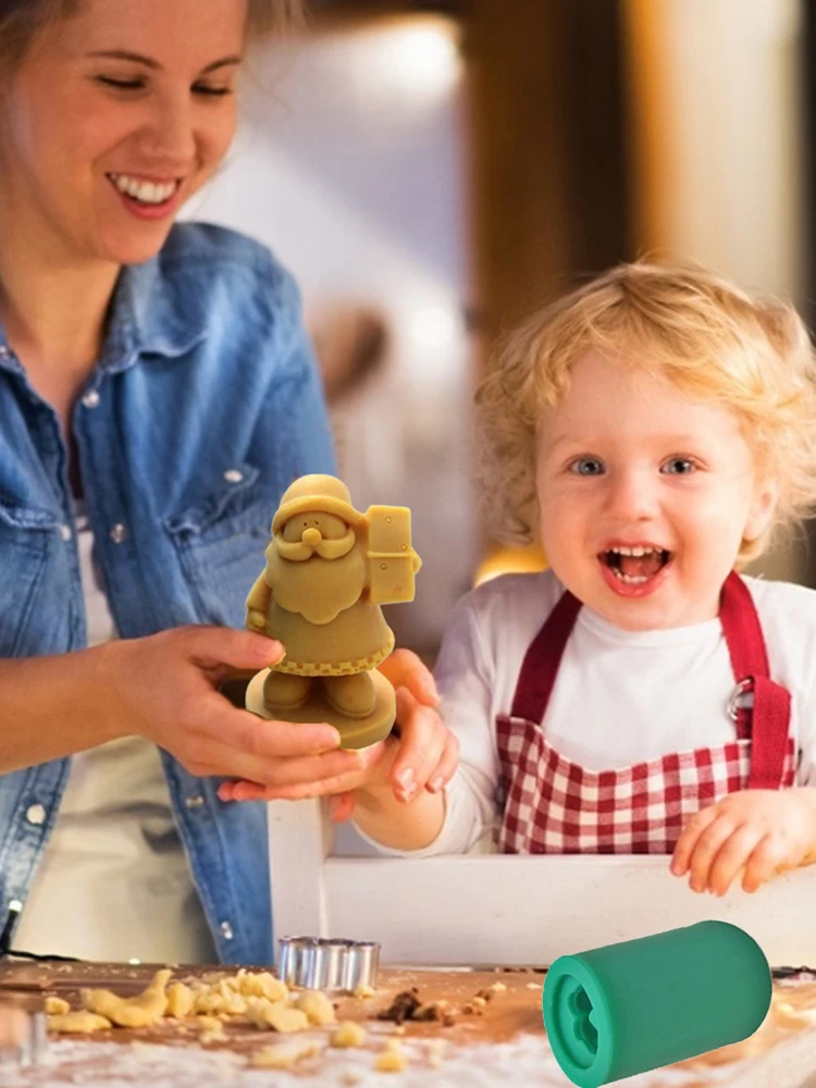 Силиконовые формы милые мастерство 3D Полар флиса медведя оленя ароматерапия