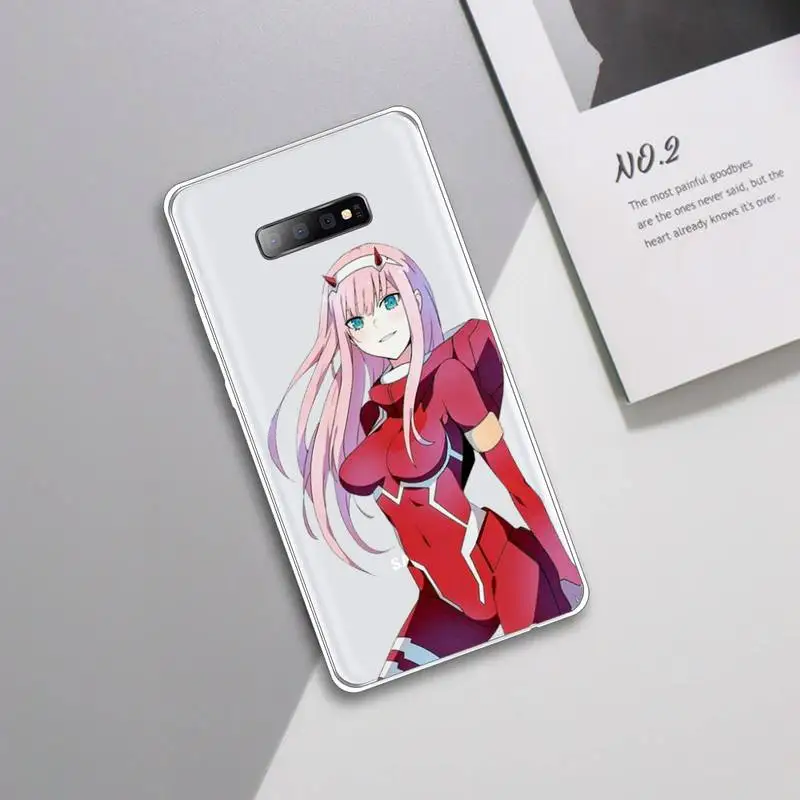 

DARLING in the FRANXX Anime Phone Case Transparent For Samsung Galaxy A 71 21s S note 8 9 10 plus 20 ultra