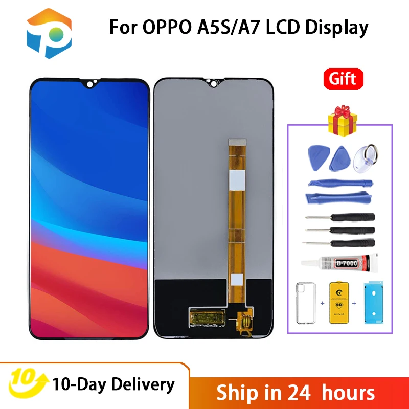 ЖК-дисплей класса AAA для OPPO Realme 5 телефон с дигитайзером датчик рамкой в сборе |