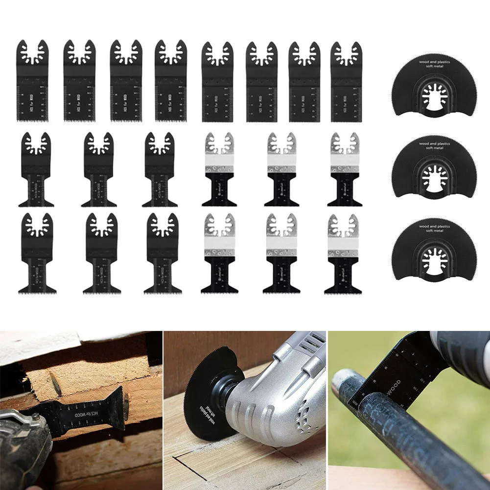 

23 Pcs Saw Blades Multi-function Cutting Head Replacement Parts For Bosch Power Tools Electric Drill Accessories