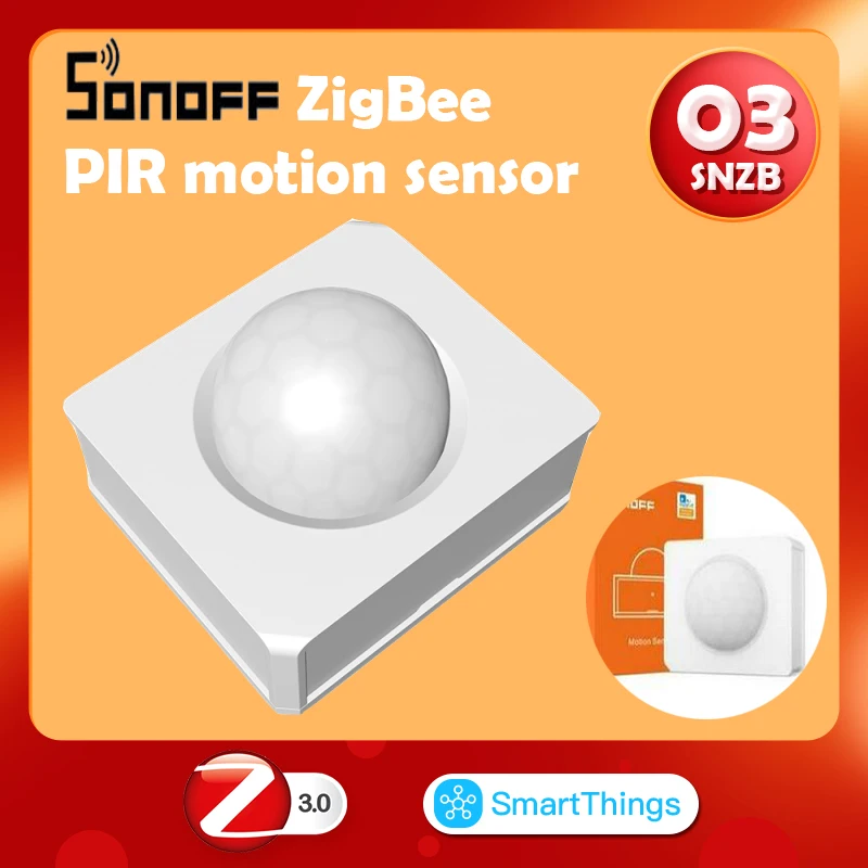 

SONOFF SNZB-03 Zigbee датчик движения PIR детектор умный пульт дистанционного управления через eWeLink ZBBridge требуется работа с Alexa Google ifttt