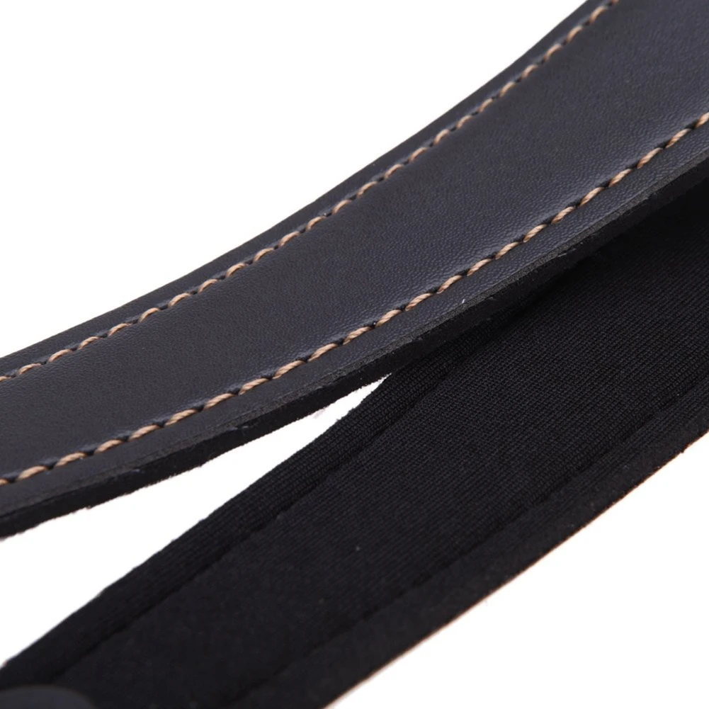 

Adjustable Tenor Alto Saxophone Sax Faux Leather Neck Strap with Hook Clasp