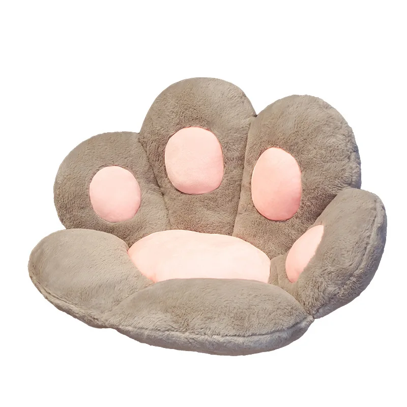 

set Cats Claw Back Cushion+Cats Tail Seat Cushion Kids Gift Plush Toy Home Chair Seat Cushion Sofa Throw Pillow Nap Pillow