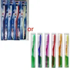 6x Nano стоматологической помощи Премиум жесткий Зубная щётка зубная щетка со щетиной комплект, способный преодолевать Броды для взрослых