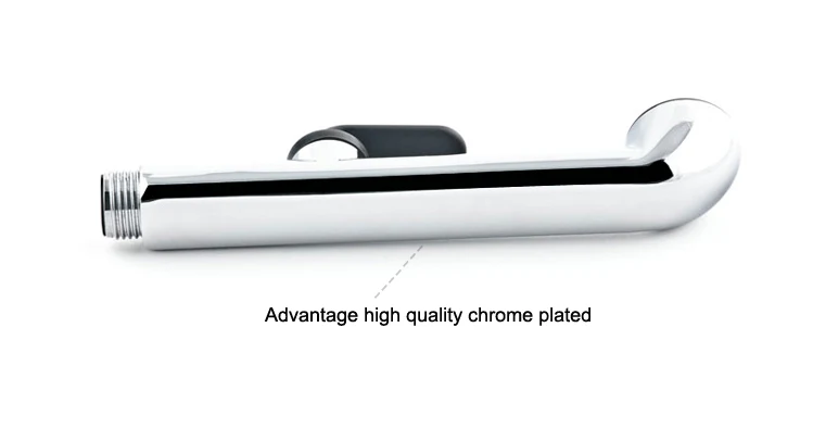 

PE010C handheld bidet shattaf spray Chrome plated ABS Toilet shattaf sprayer free shipping