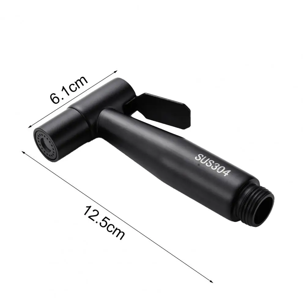 

Bidet Sprayer Convenient Toilet Sprinkler Head Multifunctional High Water Pressure Stainless Steel Press-type for Bathroom