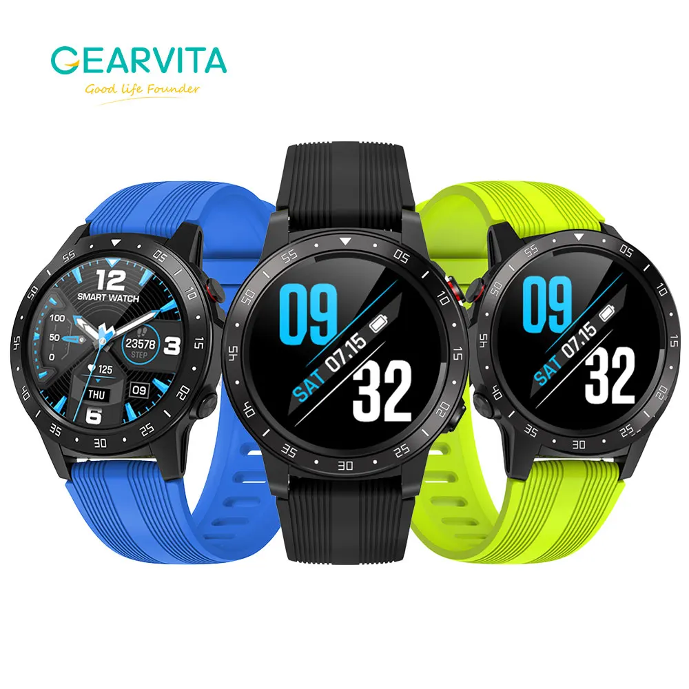 Смарт часы Gearvita мужские с GPS SIM картой пульсометром компасом и