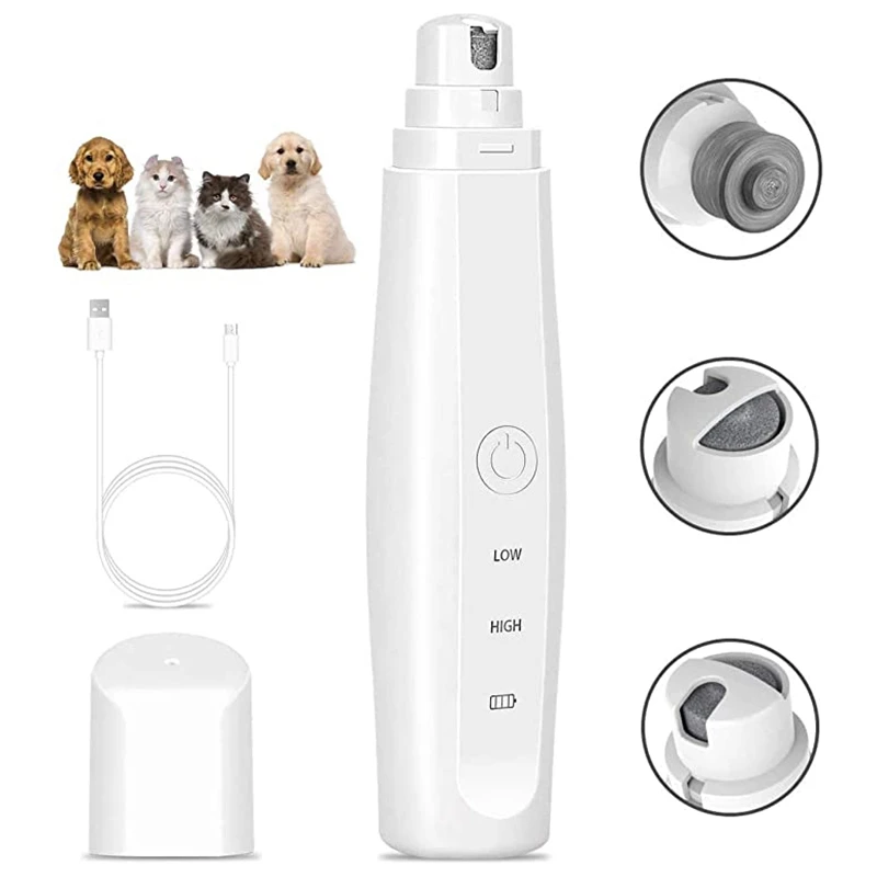 

Promotion! Dog Nail Grinder Pet Electric Cat Trimmer Scissors Small and Medium-Sized Cat Portable and Rechargeable