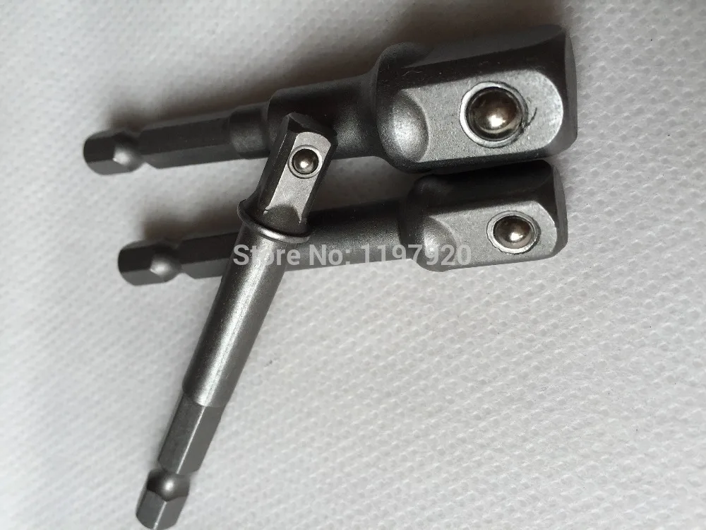 

Fixmee 3pc/set 1/4" 3/8" 1/2" Quick Change Chuck Socket Adapter Set Hex Shank