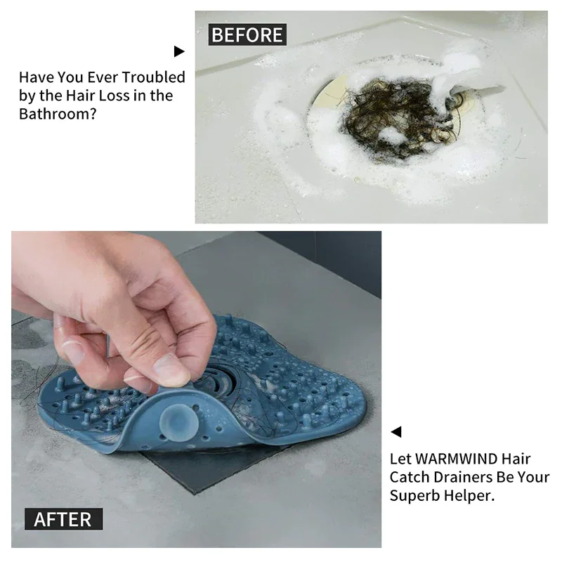 Антиблокировочная насадка для волос пробка душа напольные дренажные крышки