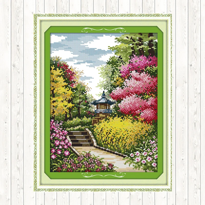 The Wild Geese In Forest DIY Needlework Kits Printed Scenery Series Cross Stitch 14CT 11CT Aida Counted Embroidery Kit | Дом и сад