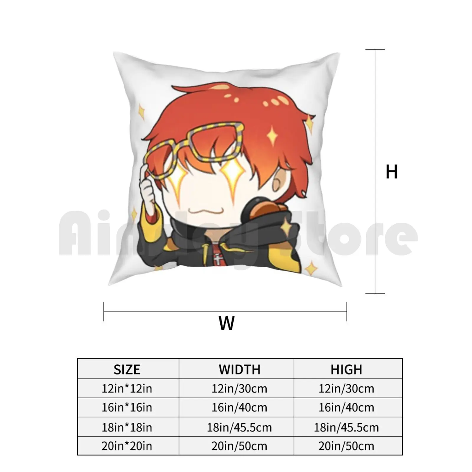 Mystic Messenger: блестящий 707 Чехол на подушку с принтом для дома мягкая искусственная