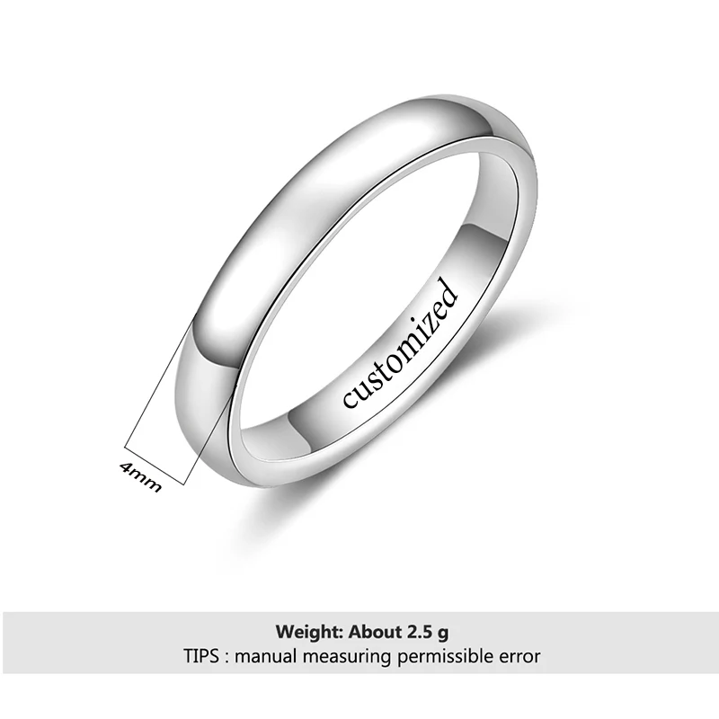 

Обручальные кольца на заказ, с гравировкой имени, свадебные кольца, индивидуальные подарки на годовщину, подарки для пар