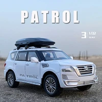 132 nisssan patrol car model alloy car die cast toy car model pull back childrens toy collectibles birthday gift free shipping