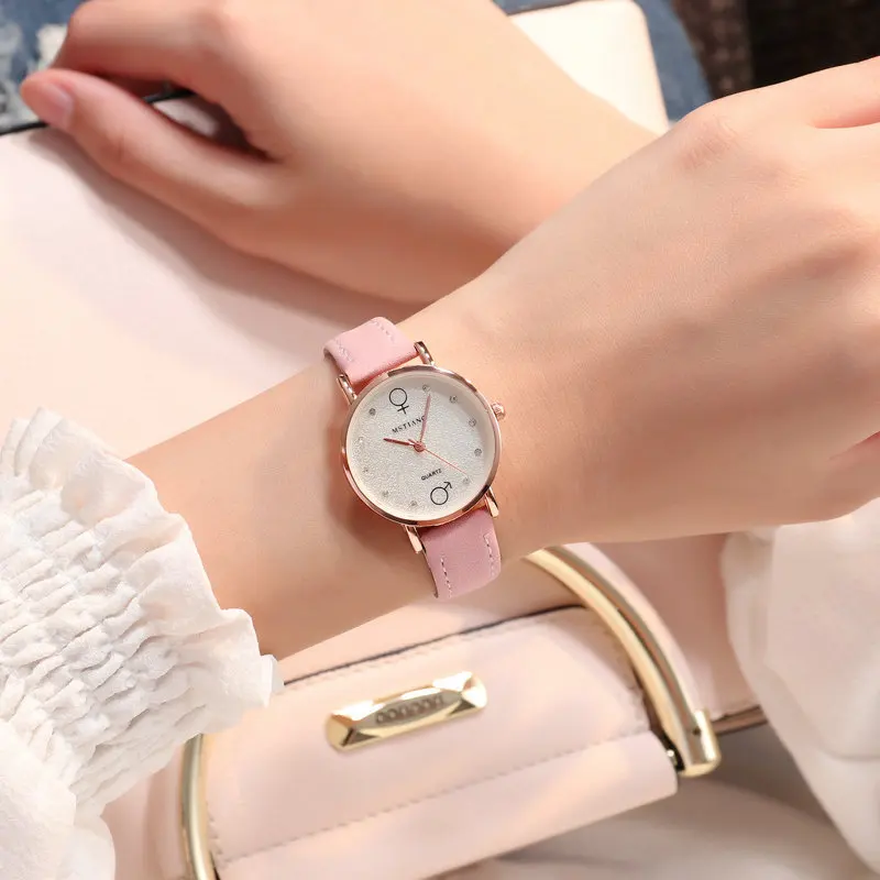 

2021 NEW Women Watches Simple Vintage Small Watch Leather Strap Casual Sports Wrist Clock Dress Women's watches Reloj mujer