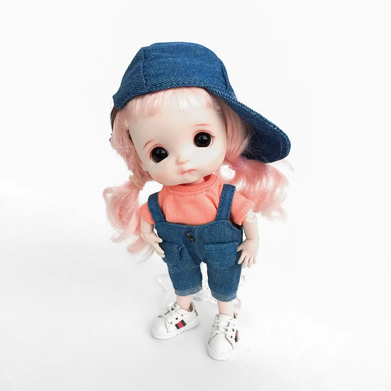 

13 Colors Baseball Cap New Ob11 Doll Clothes Cute Hat 1/12 Doll House 16cm BJD GSC Obitsiu 11 Universal Accessory