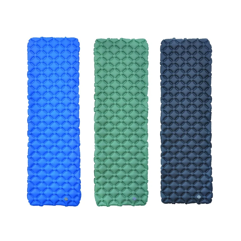 

New Arrive Inflatable Sleeping Pad With Air Bag Mattress Outdoor Camping Hiking Mat Ultralight Tent Camp Moisture-Proof Pad