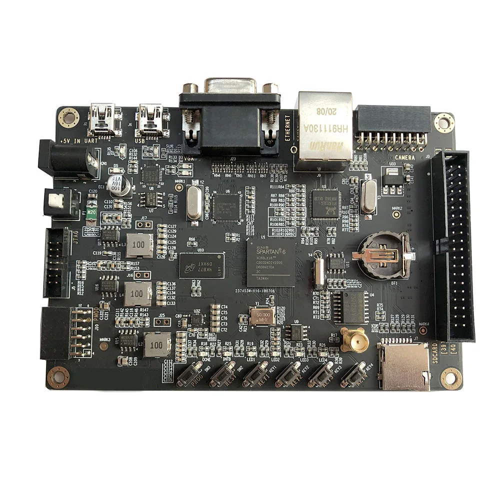 Макетная плата FPGA XILINX Spartan-6 XC6SLX16 с 1 Гбит DDR3 + VGA USB2.0 Gigabit Ethernet UART SD-карта - купить по