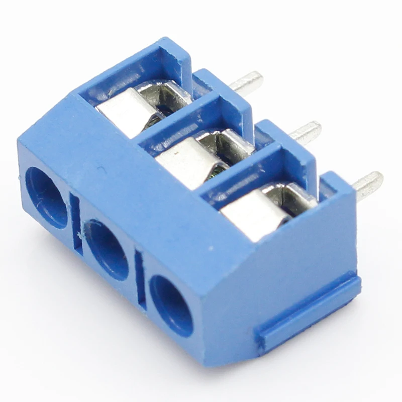 

Blue Color 20Pcs/Lot KF301-2P/KF301-3P 5.08mm Plug-in Screw Connector