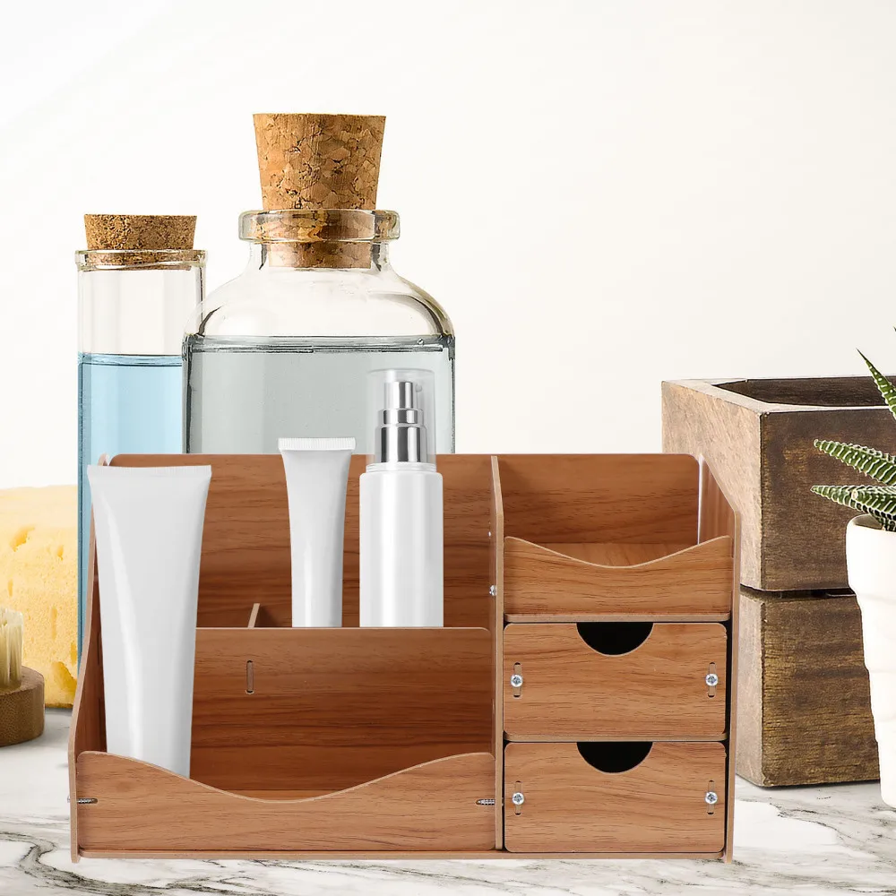 

1Pc Practical Makeup Holder Home Desktop Storage Box for Home Dorm Using