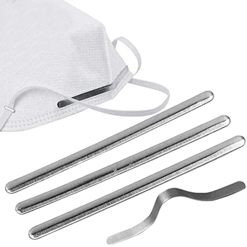 Большая сделка 320 шт. Швейные зажимы для носа проволока маски Регулируемый мост DIY