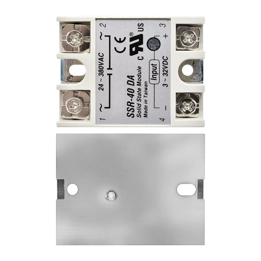 Твердотельные реле SSR-10DA SSR-25DA SSR-40DA 10A 25A 40A на самом деле 3-32 В постоянного тока в переменный 24-380V AC SSR 10DA 25DA 40DA реле преобразователь «сделай сам»