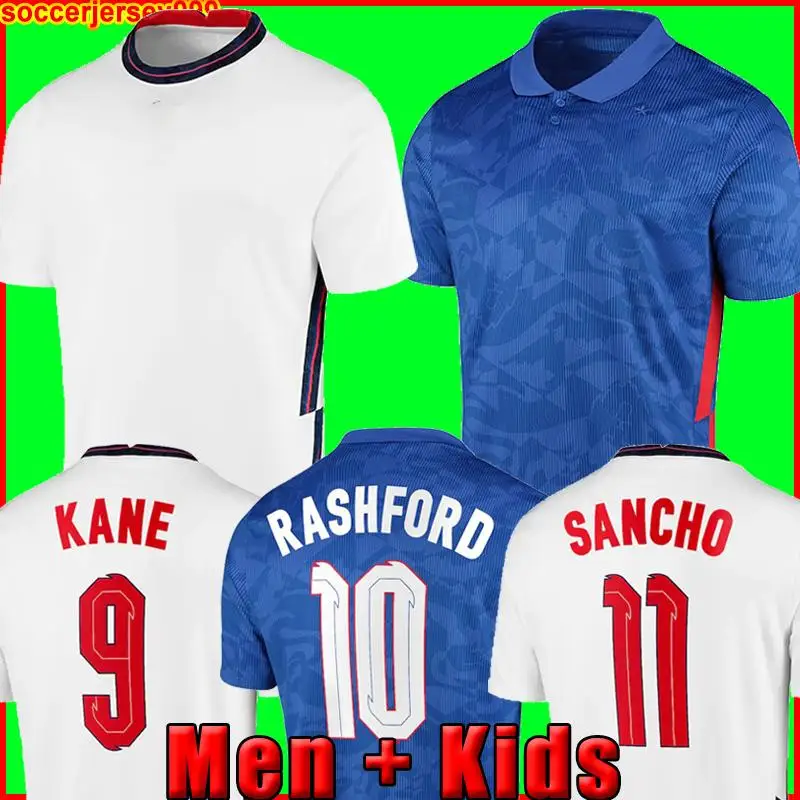 

ENGLAND country soccer jerseys 20 21 KANE STERLING RASHFORD SANCHO HENDERSON BARKLEY MAGUIRE 20 22 football shirts men kids kit