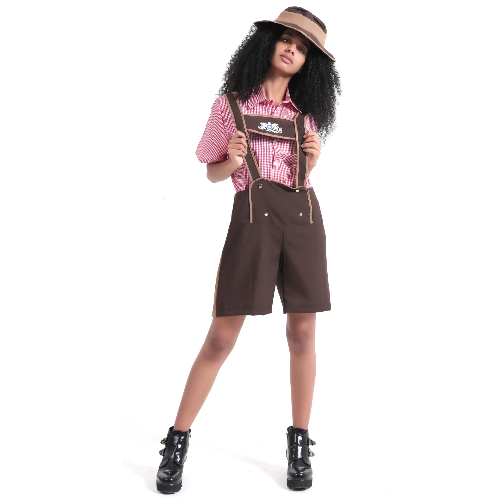 Женский костюм на Октоберфест Lederhosen немецкое маскарадное платье пивная