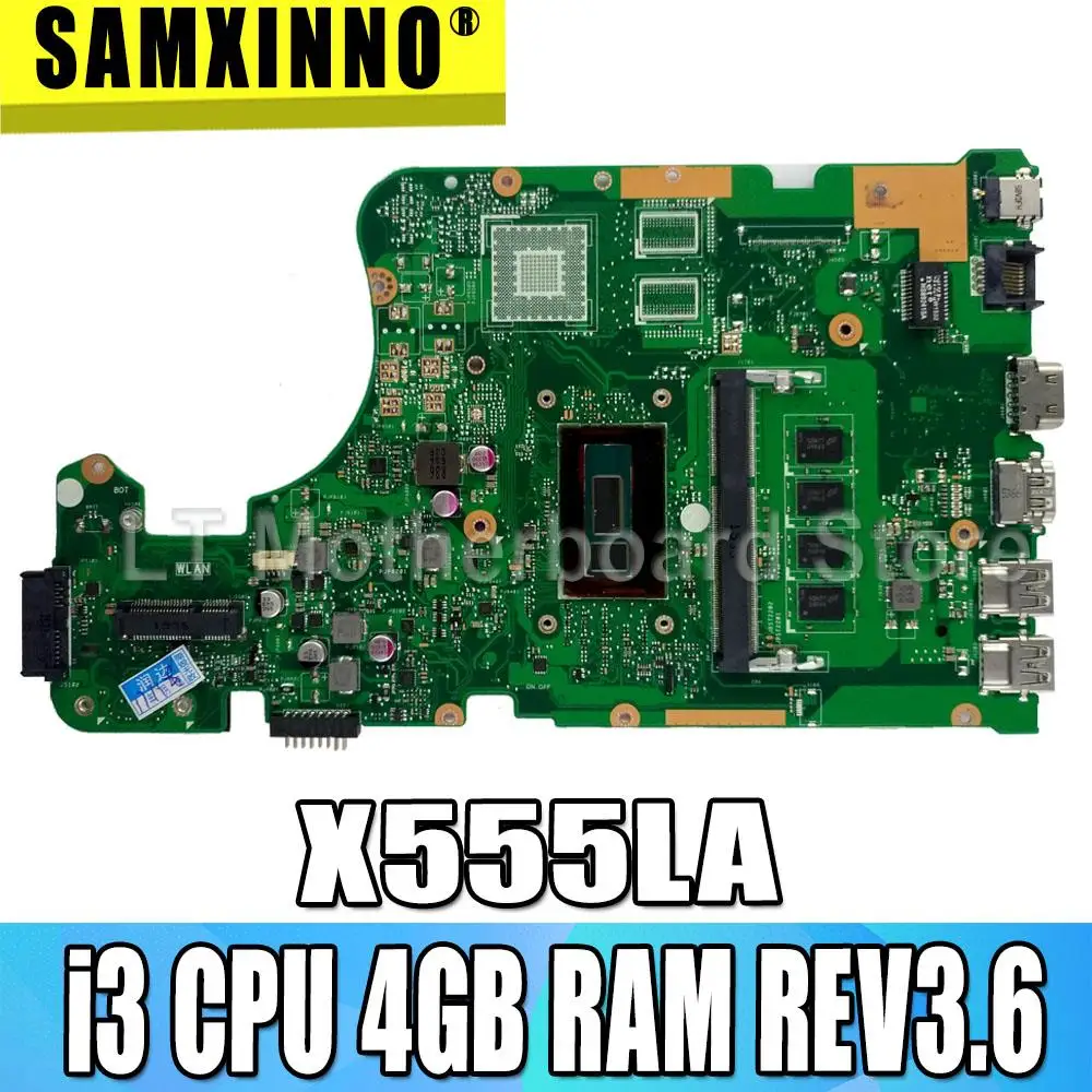 X555LA материнская плата i3 4 Гб REV3.6 для ASUS X555LD X555LP X555L F555L K555L Материнская плата ноутбука X555LA материнская плата X555LA материнская плата