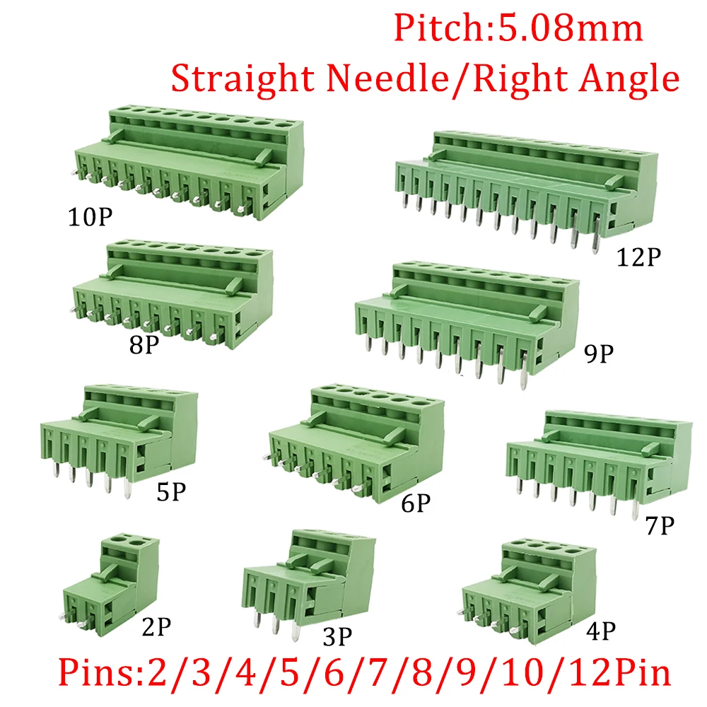 5 пар 15EDG KF2EDG 3 мм 81 96 08 PCB винтовая Клеммная колодка 2-12Pin штекер гнездовой разъем
