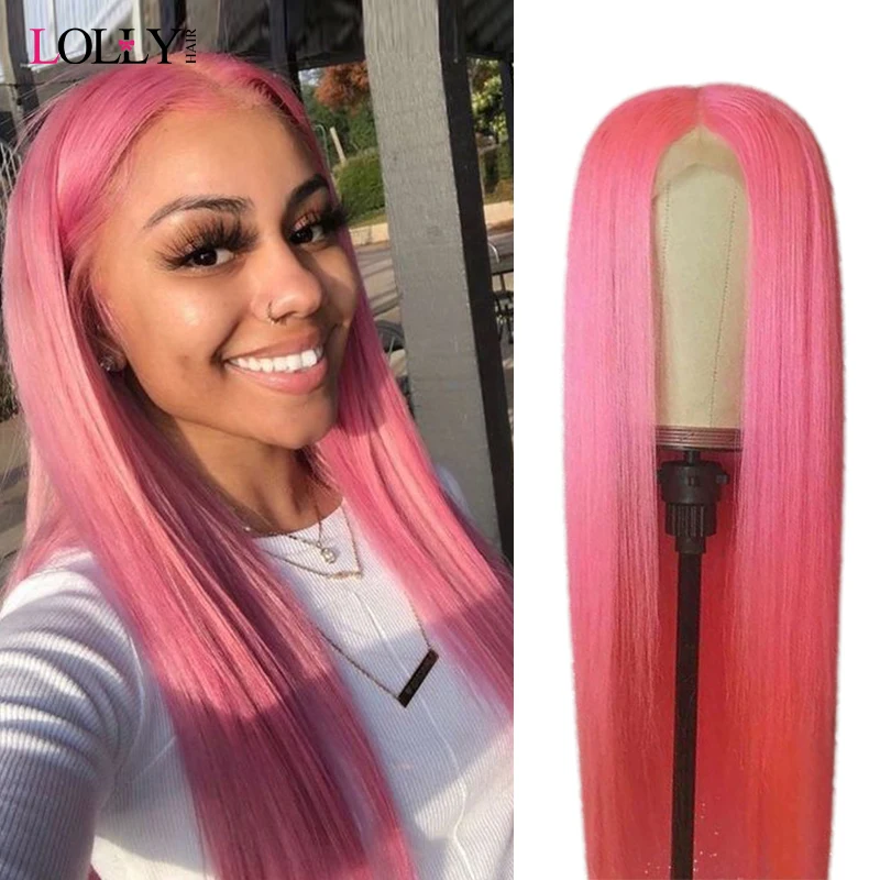 Парики на шнурках Lolly 4x4 малазийские прямые парики спереди человеческие волосы Remy