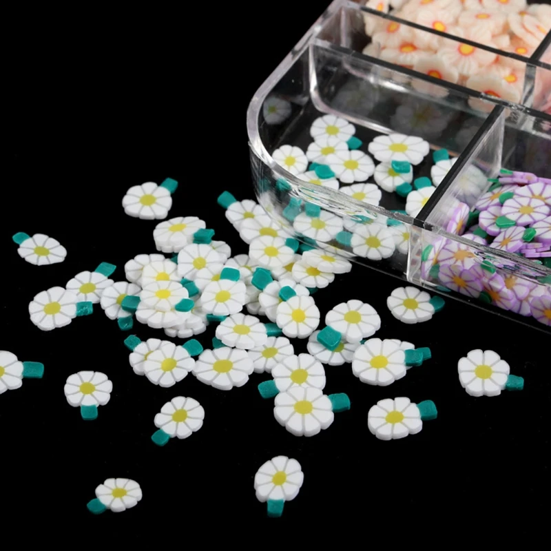 

Nail Charms Flowers 3D Nail Art Designs Colorful Flower Nails Charms for Nail Art Decoration Accessories DIY Crafting X6HE