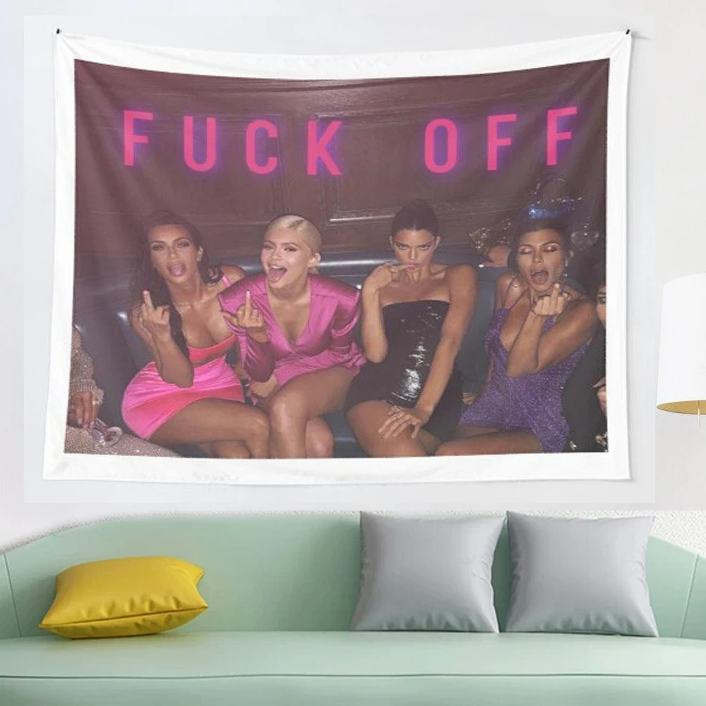 

Kardashians tapestry Art Wall Hanging Tapestries for Living Room Decor